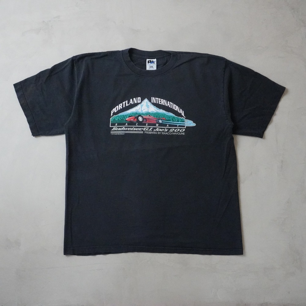 Vintage Royal Avalon Portland International Raceway T-Shirt XXL Mens 90s Black